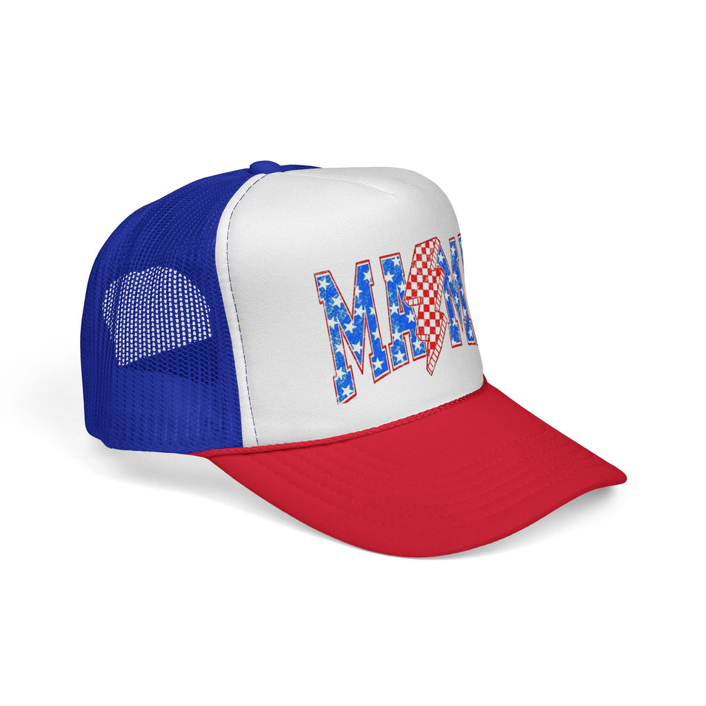 Patriotic Trucker Caps - Edgy american mama