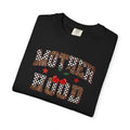 Mother Tee Comfort Colors® Motherhood — Checkerboard Cherry & Leopard