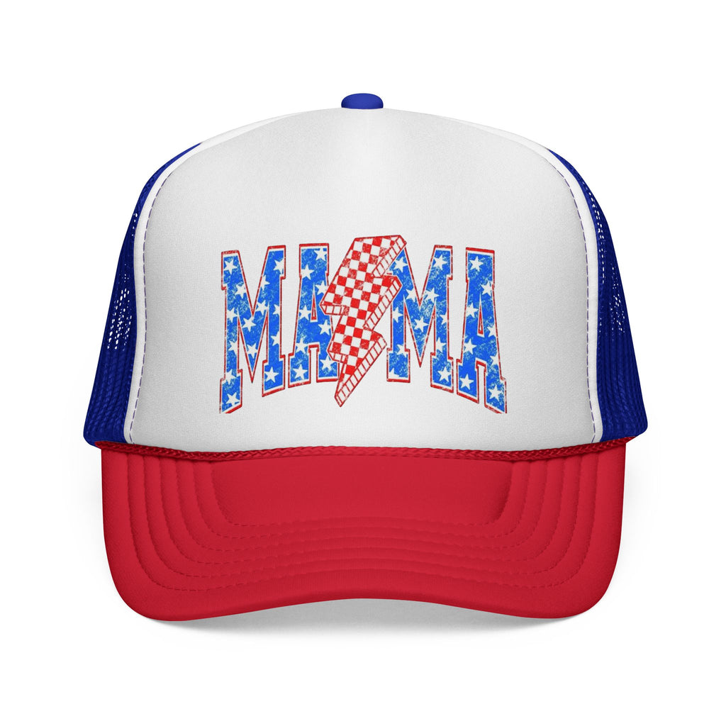 Patriotic Trucker Caps - Edgy american mama