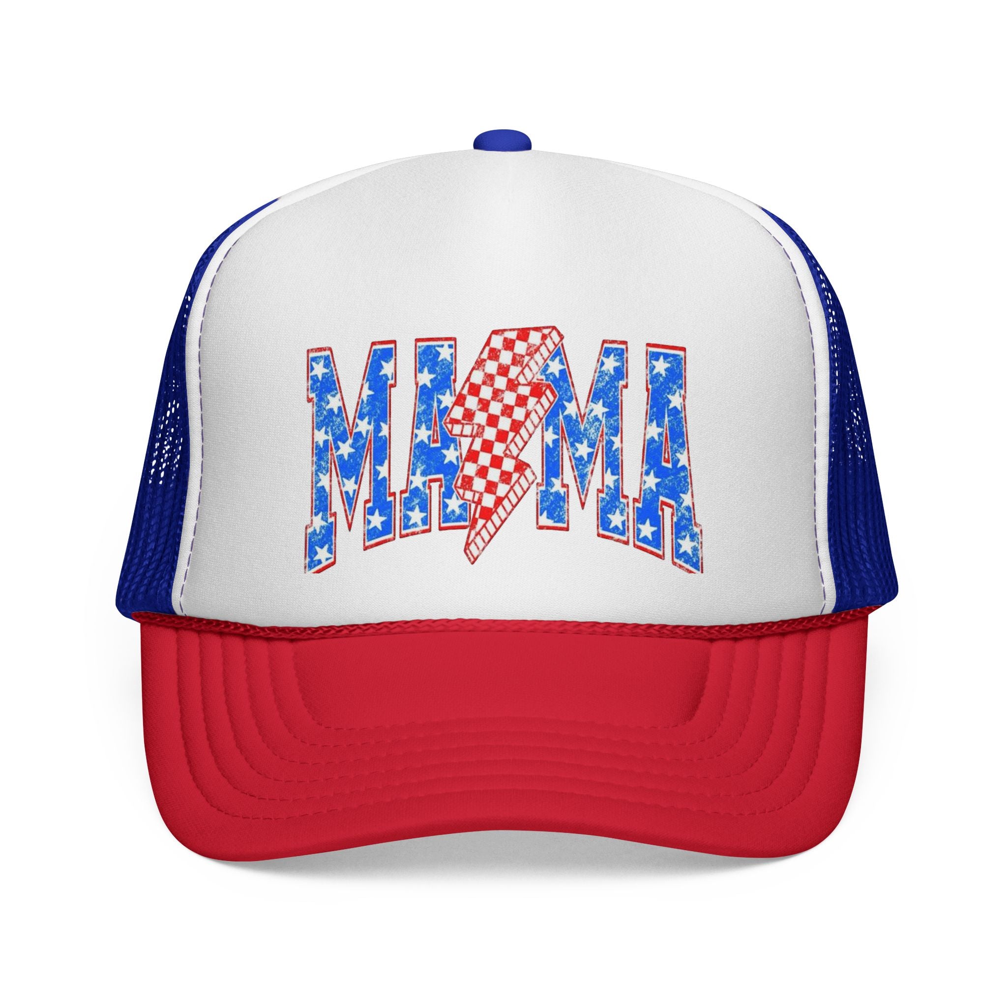 Patriotic Trucker Caps - Edgy american mama